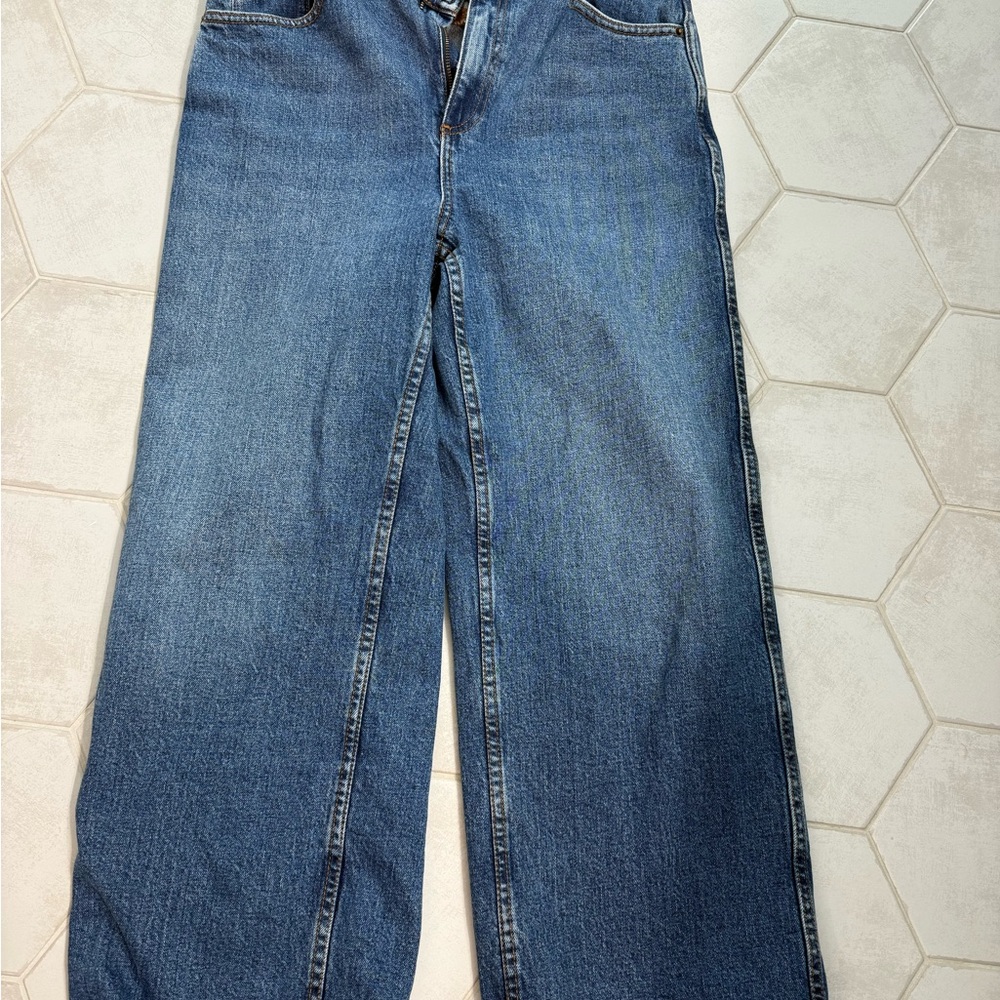 Sezane le crop bleu denim size 40 - Picture 4 of 9